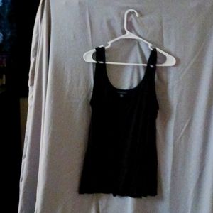 Tank top with cool pattern on straps